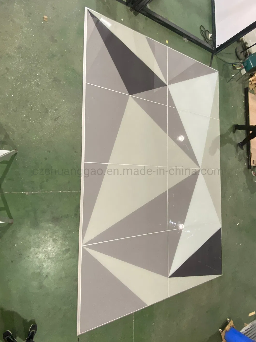 UV Printing Temperated Glass Exhibition Floor