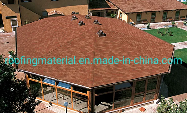 Vietnam Building Materials Asphalt Shingles Low Cost Prefabric House Roofing Shingle Bitumen Roof Sheet