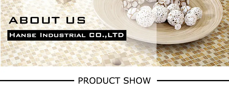 Wall Decoration Backsplash Loose Glass Arabesque Mosaic Tile