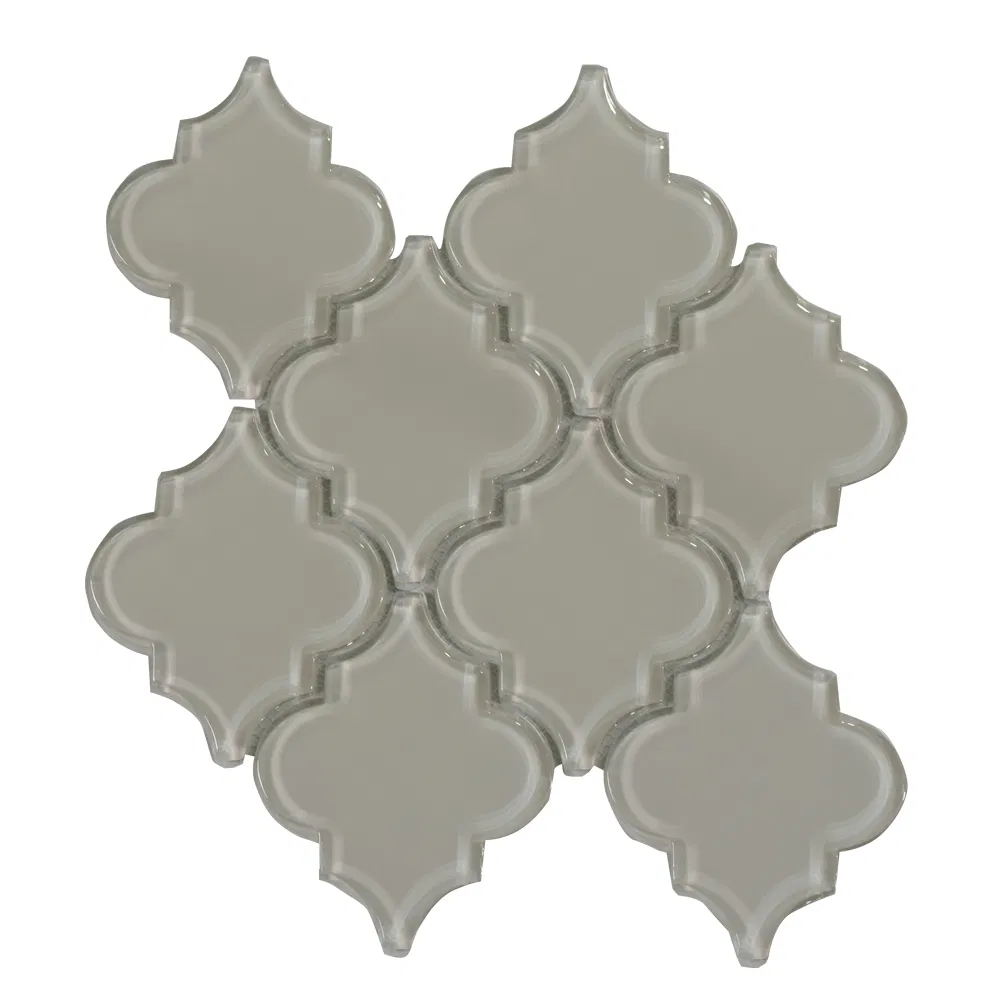 Wall Decoration Backsplash Loose Glass Arabesque Mosaic Tile