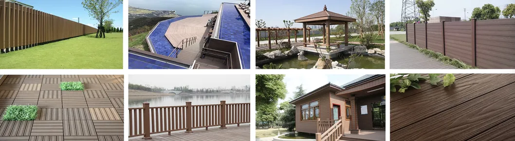 Water Proof WPC Co-Extruded Hollow Outdoor with Wholesale Price