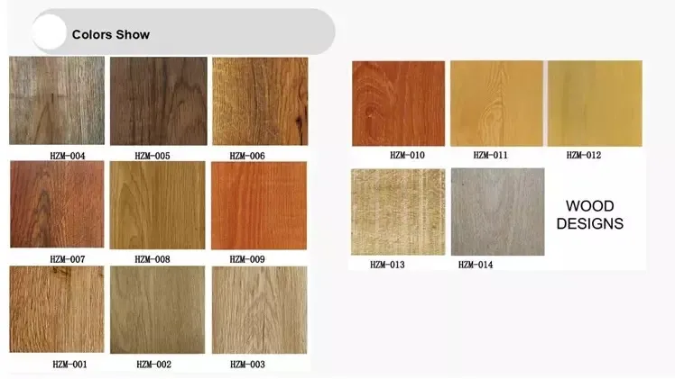 Waterproof and Fireproof Self Adhesive Wood Design Vinyl Tile PVC Plank Plastic Lvt