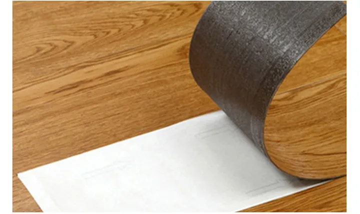 Waterproof and Fireproof Self Adhesive Wood Design Vinyl Tile PVC Plank Plastic Lvt