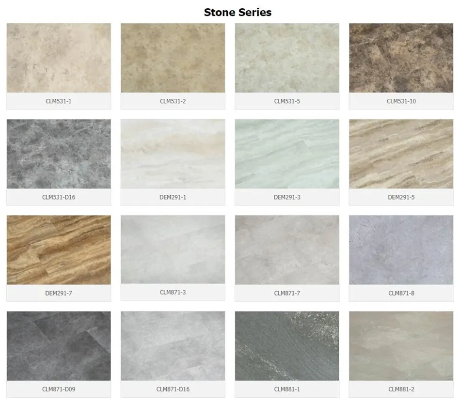 Waterproof Commercial Vinyl Loose Lay Plank Flooring