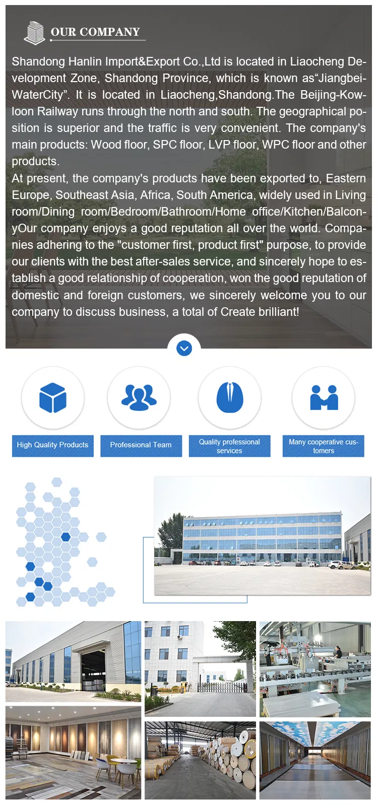 Waterproof Durable Diamond Click Vinyl PVC Thickness 4.2mm 1220mm*184mm Spc Flooring