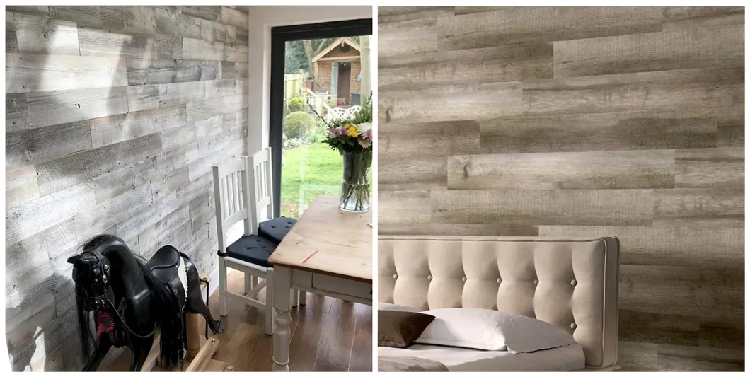 Waterproof Pisos Laminados Plastic Laminate Flooring Wooden Click Lock Plank PVC Vinyl Floor Tile