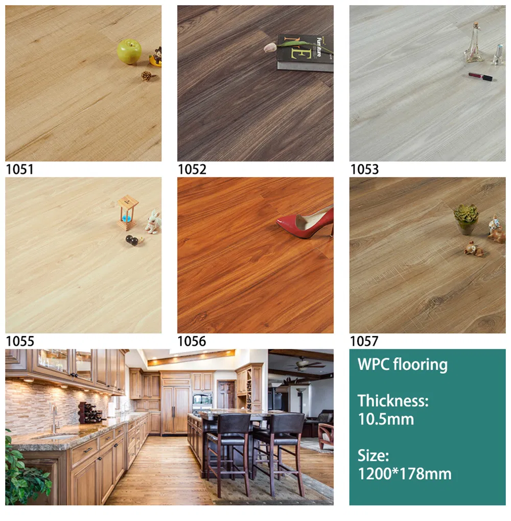 Waterproof Quick Cilck Rigid PVC Vinyl/Spc/WPC/ Laminate Flooring for Residential