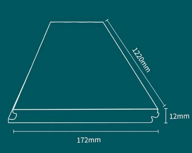 Wear-Resisitng Bedchamber Timber Floor Embossed Laminated Flooring