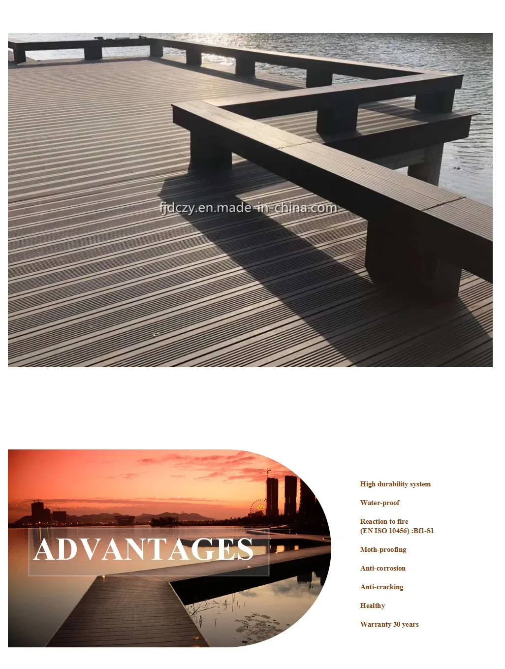 Wholesale Mildewproof Top Grade Outdoor Bamboo Laminated Floors