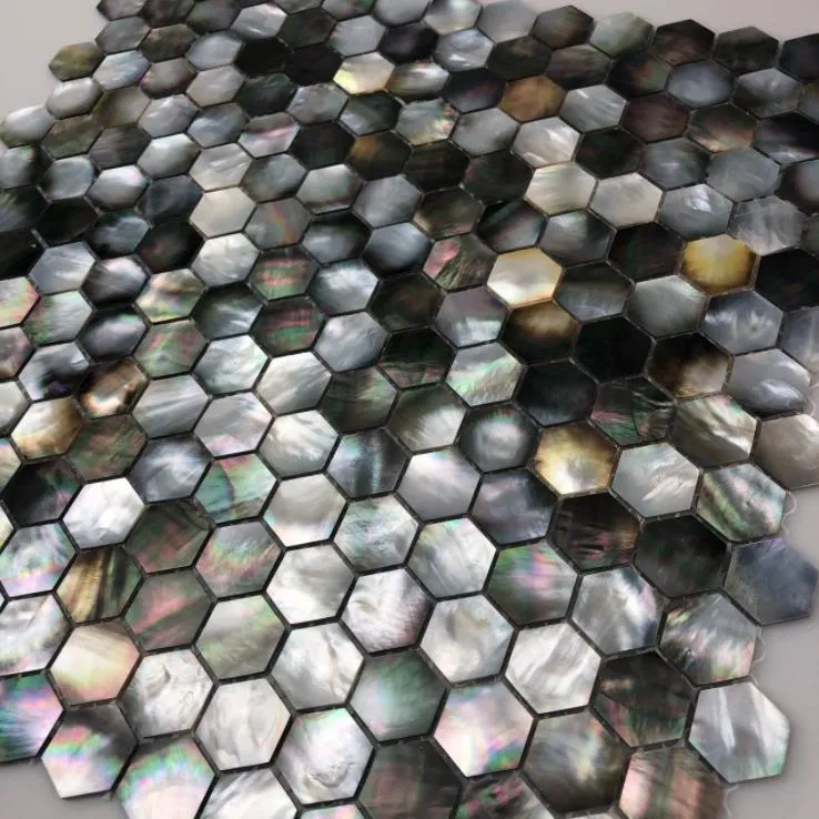 Wholesale Seashell Abalone Mother of Pearl Mosaic Tiles for Interior Floor and Wall Decoration
