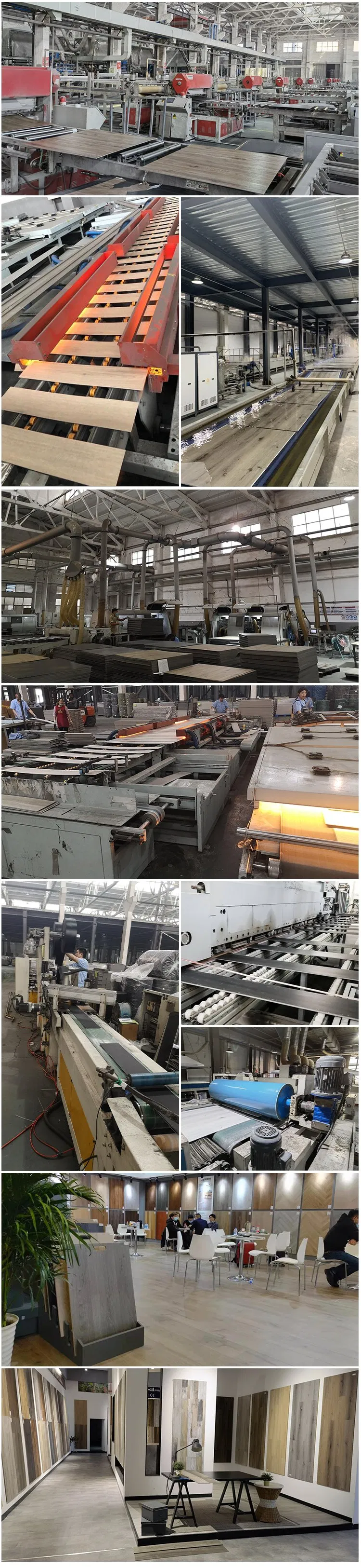 Wholesale Wood Veneer Waterproof Uniclic Rigid Vinyl Plank Spc Flooring
