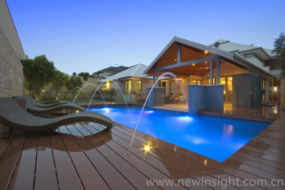 Wood Plastic Composite Decking, Plastic Lumber - 6