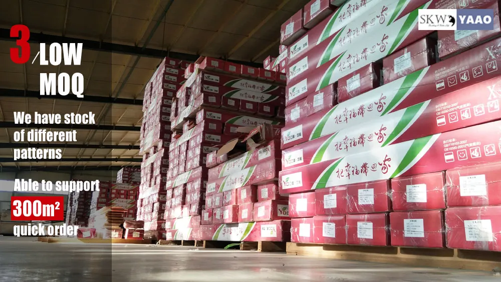 Wood Texture Surface Water Resistance Laminate Flooring Skw