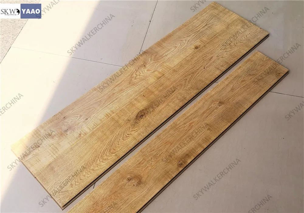 Wood Texture Surface Water Resistance Laminate Flooring Skw