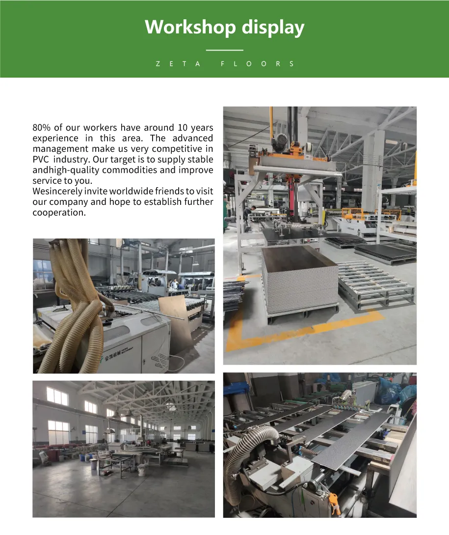 Wooden Design Click Spc PVC Plastic Spc Espc Plastic Vinyl Flooring Waterproof