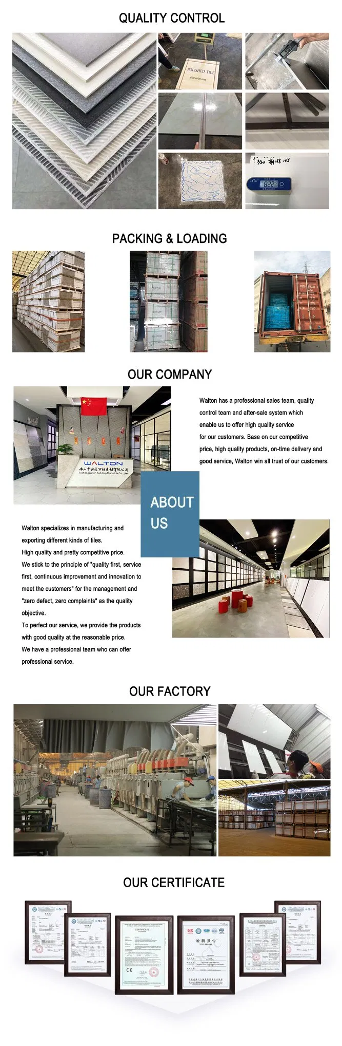 Wooden Look Building Material Porcelain Floor Tile Mat Surface Wall Tile