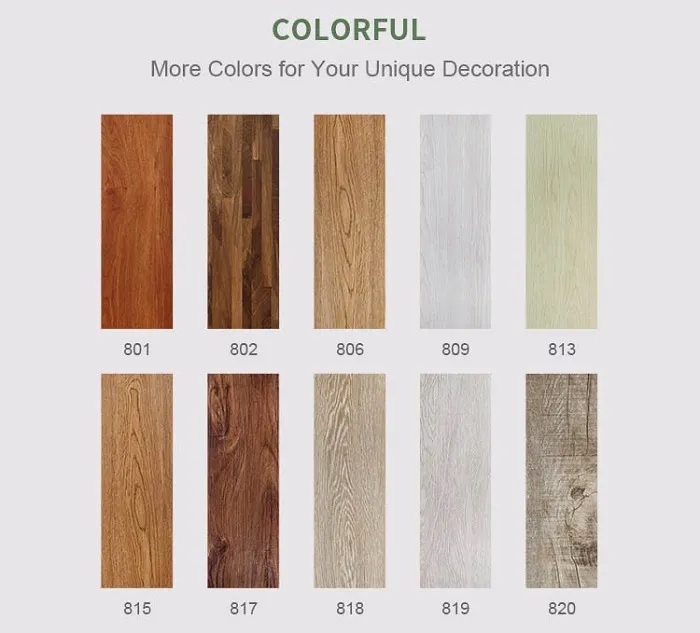 Wooden Spc Flooring Manufacturers with Clic Rigid Core