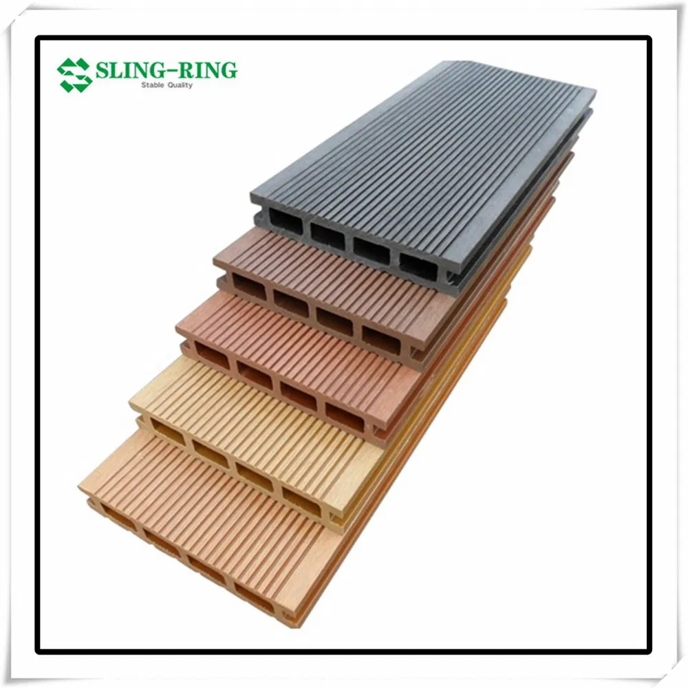 WPC Co-Extrusion Decking Wholesale Outdoor Lumber Wood Plastic Composite Custom
