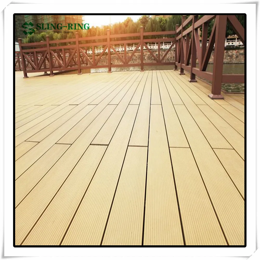 WPC Co-Extrusion Decking Wholesale Outdoor Lumber Wood Plastic Composite Custom
