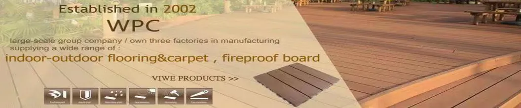 WPC Co-Extrusion Decking Wholesale Outdoor Lumber Wood Plastic Composite Custom