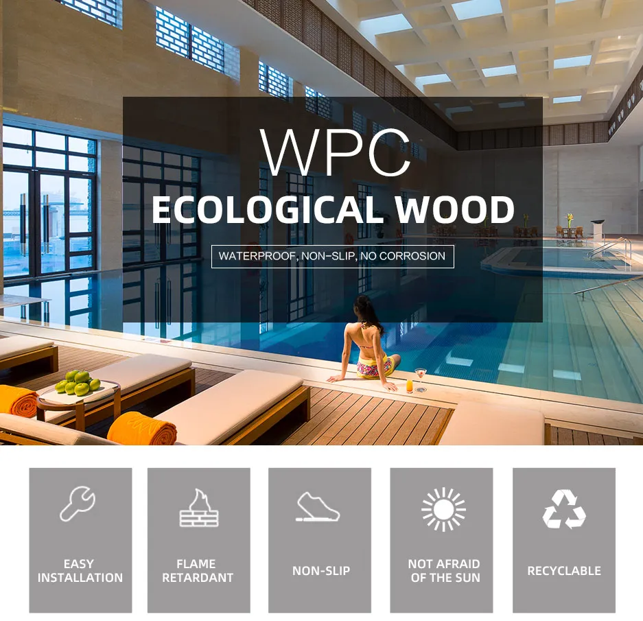 WPC Hollow Outdoor Composite Decking