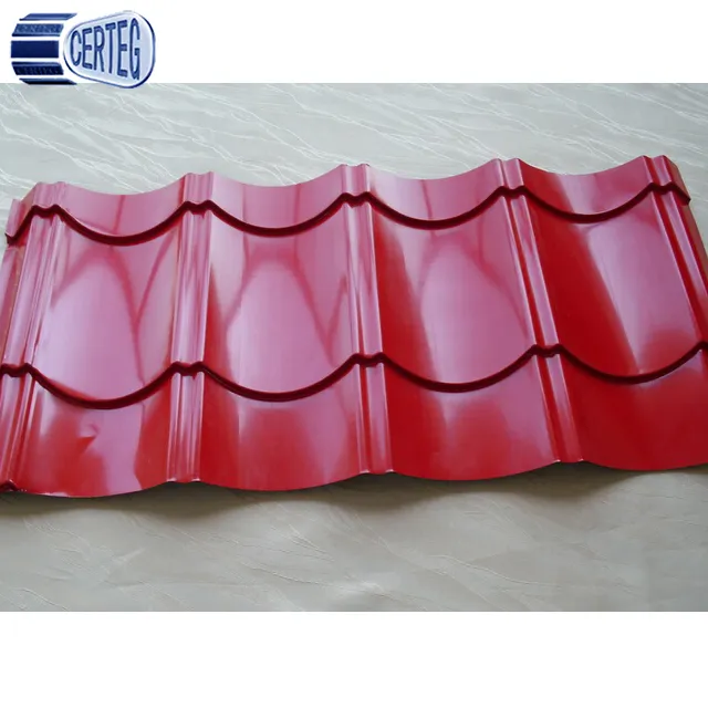 Zinc Color Steel Glazed Roof Tiles